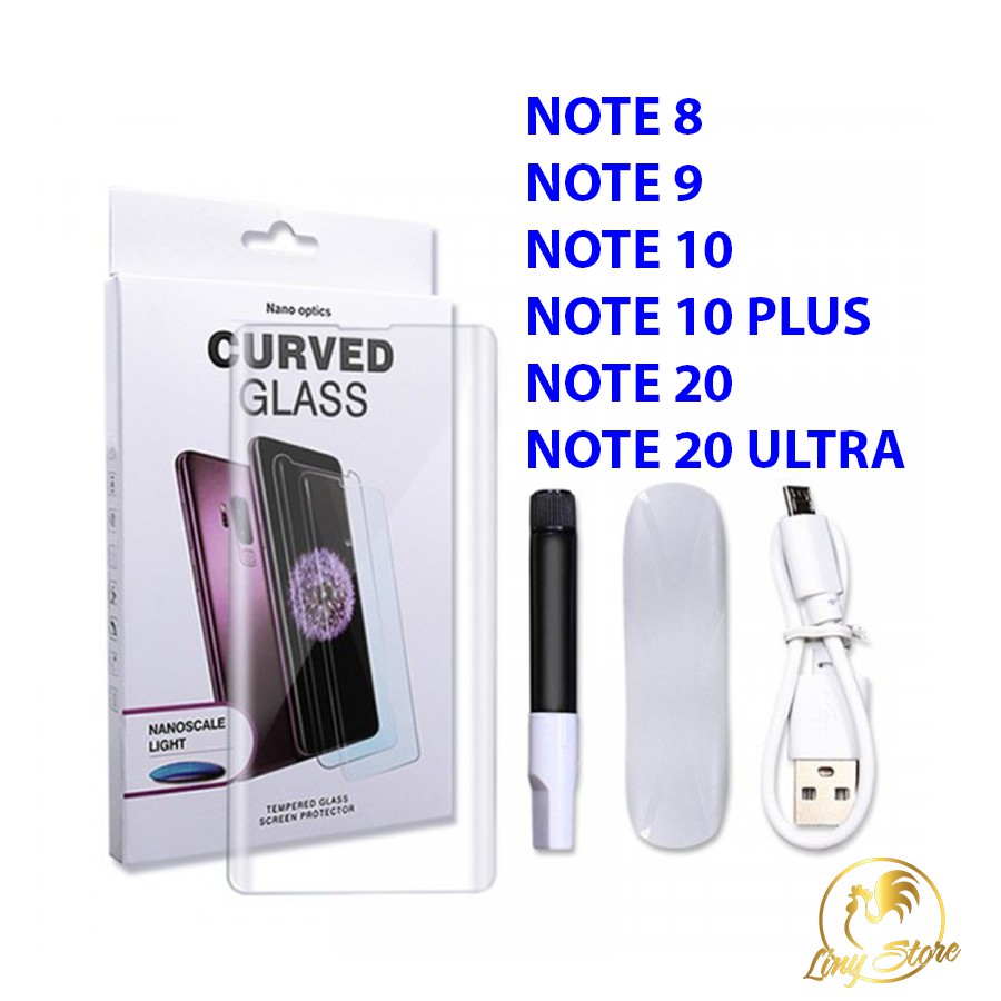 Kính cường lực UV Samsung Note 20 Note 20 Ultra Note 10 Note 10 Plus Note 9 Note 8 bảo vệ máy cực tốt