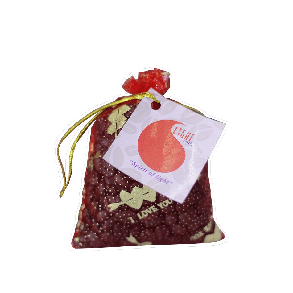 Combo ca cao nguyên chất 100% gói 100g + Túi thơm cà phê khử mùi 50g Light Coffee