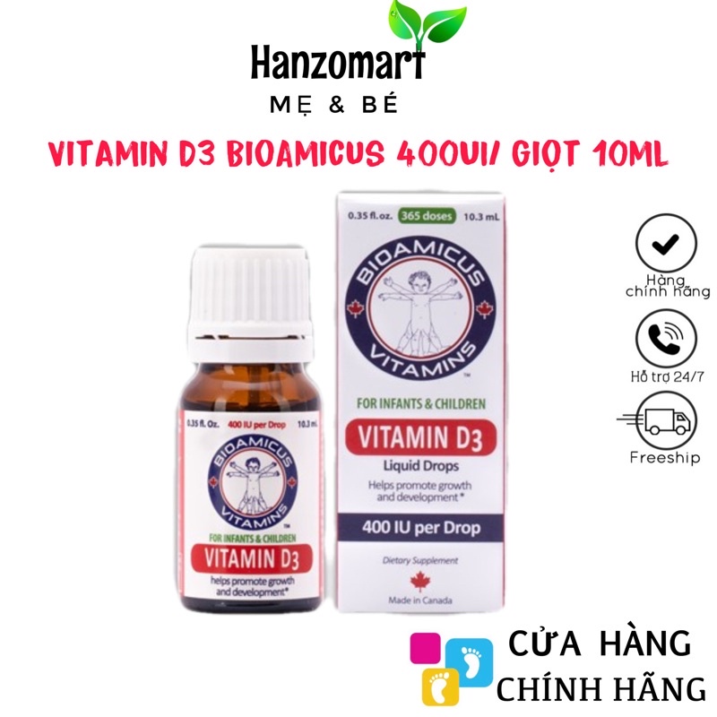 Vitamin D3 Bioamicus 400IU / giọt