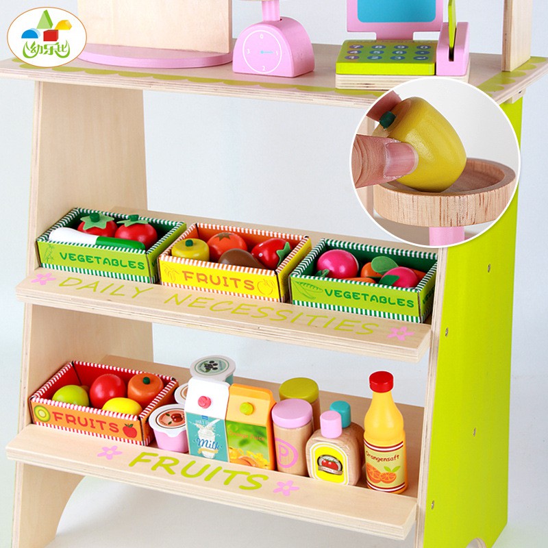 [Giá Tốt] Đồ chơi gỗ quầy hàng đồ chơi thông minh thiết kế Nhật Bản phát triển trí tuệ cho trẻ