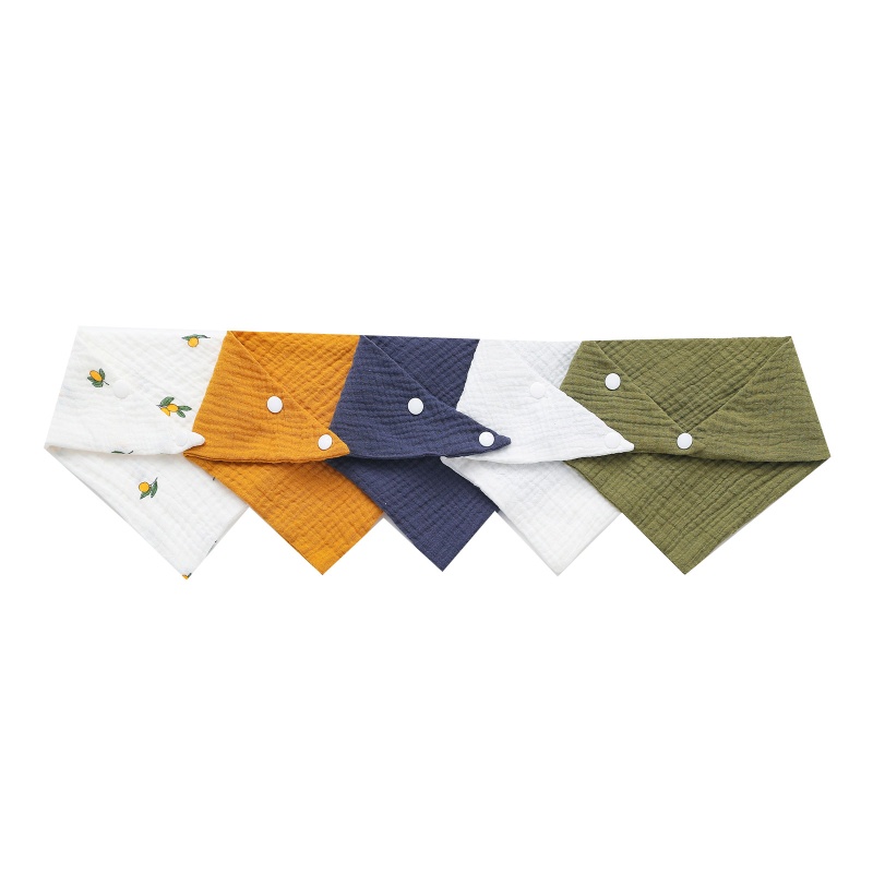 Set 5 Khăn Lau Đa Năng Tiện Dụng Bằng Chất Liệu Vải Cotton Mềm Mại Dành Cho Các Bé