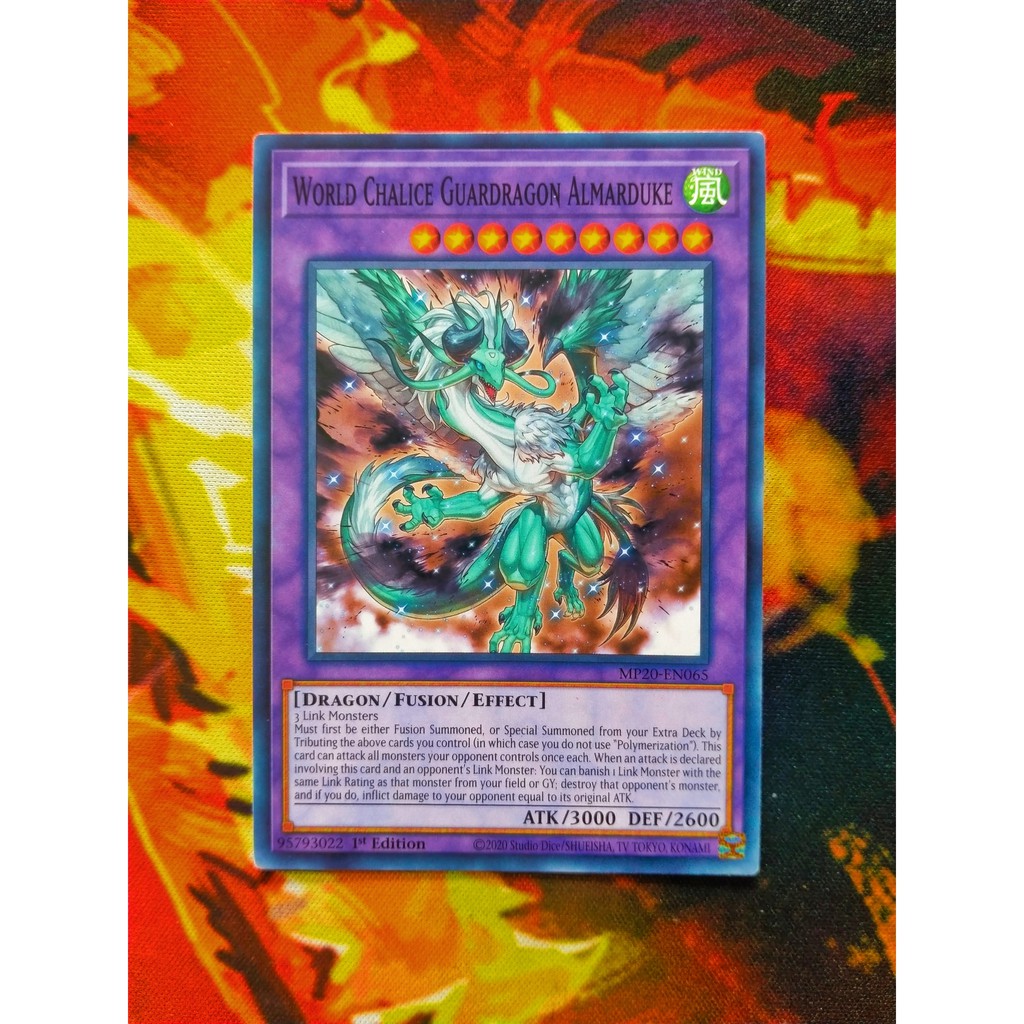 [ ĐỖ LẠC SHOP ] THẺ BÀI YUGIOH- MONSTER -World Chalice Guardragon Almarduke - MP20-EN065 - Common