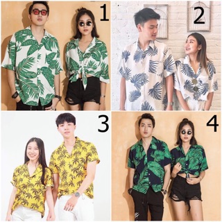 Sơ mi lá đũi hawaii