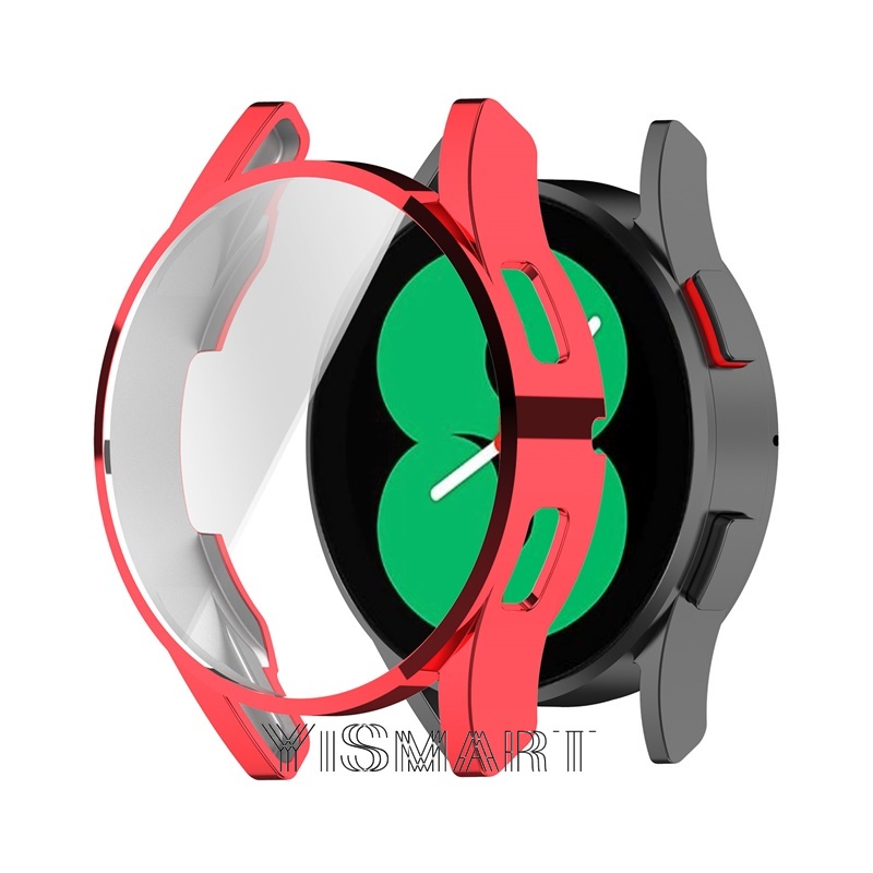 Bảo Vệ Khung Viền Tpu Mềm Mạ Điện Bảo Vệ Màn Hình Cho Samsung Galaxy Watch 4 44mm 40mm