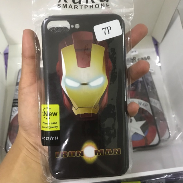 ốp iphone, case iron man- avenger xịn cho ip 7-8-x / 7p-8p