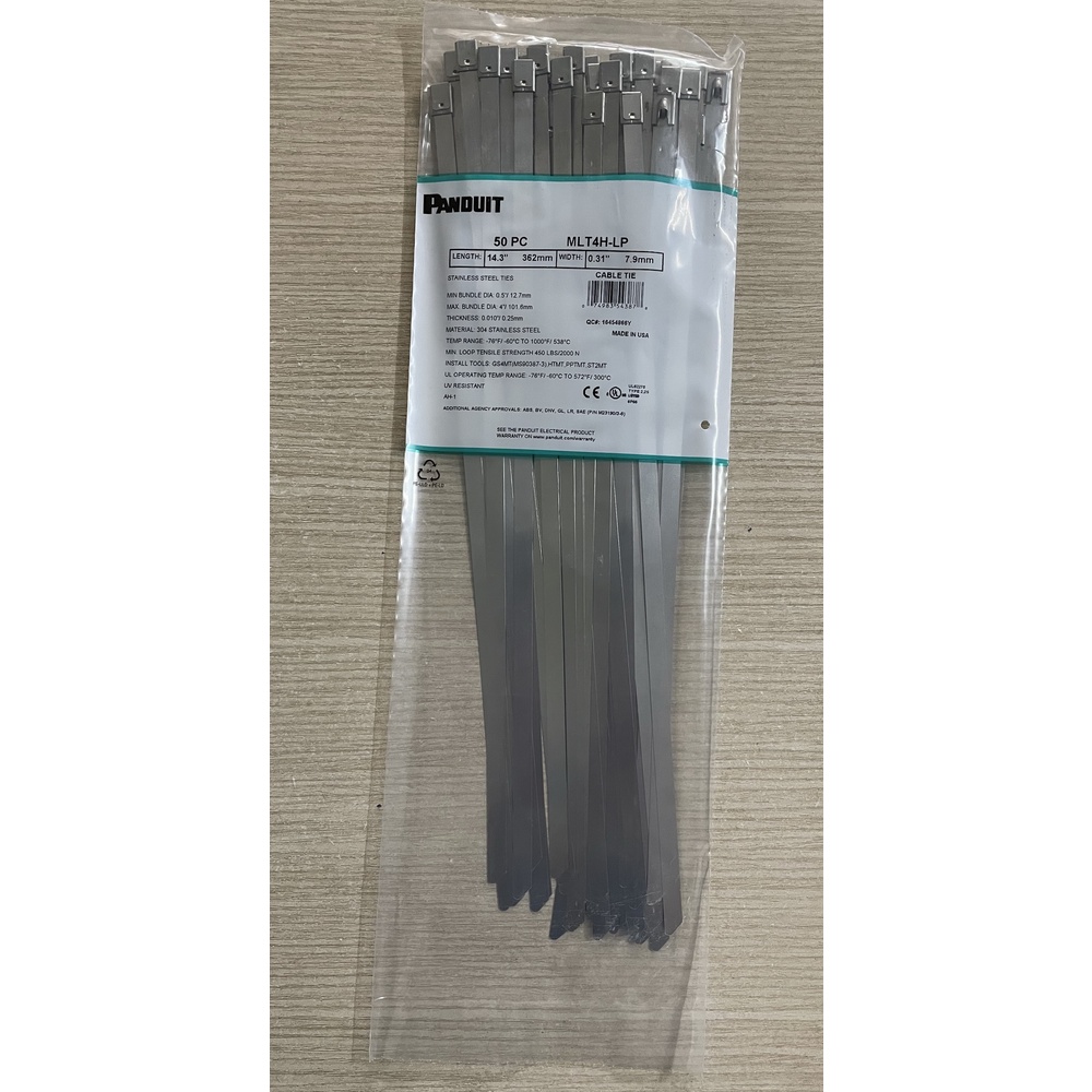 Dây rút inox, dây thít inox, dây lạt inox, Cable tie, Staness steel cable tie, dây rút 7.9x360mm  - USA