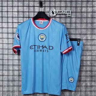 Quần áo đá banh clb man city sân nhà 2022 2023