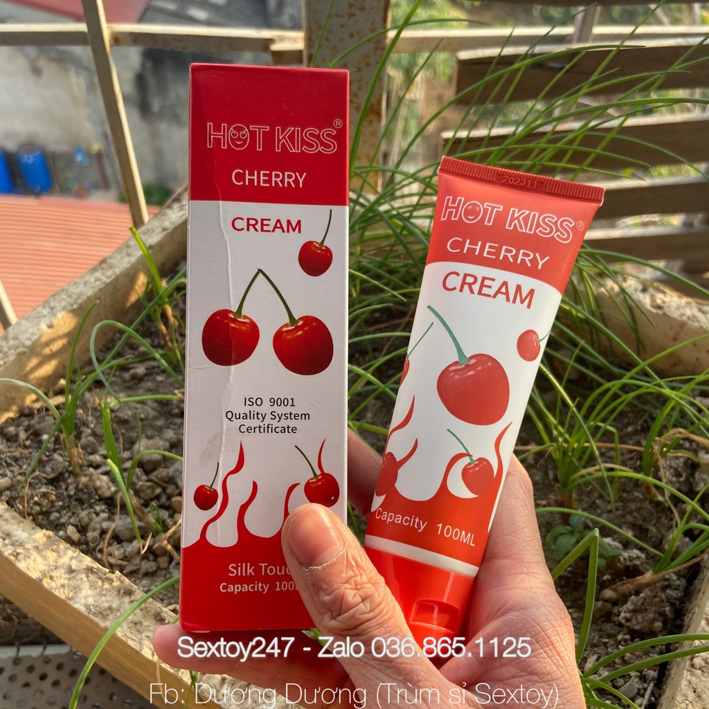 Gel Bôi Trơn HotKiss Cherry Cream 100ML - Tăng Độ Bôi Trơn Dễ Chịu