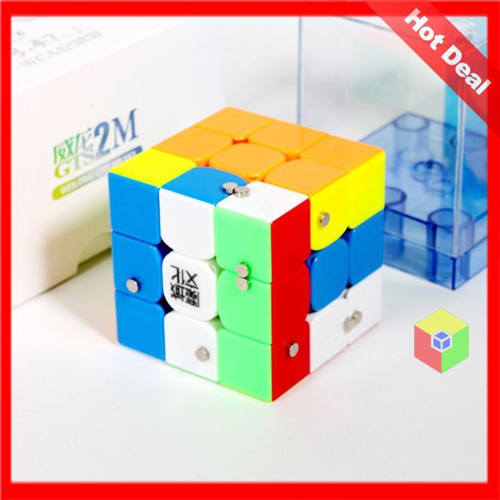 Rubik 3x3 MoYu Weilong GTS 2 M Stickerless - Phiên bản WCA Edition (Có sẵn nam châm)