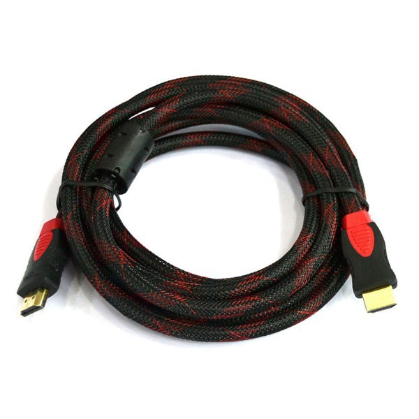 Dây lưới HDMI tròn dài 1.5m 3m 5m 10m 15m 20m