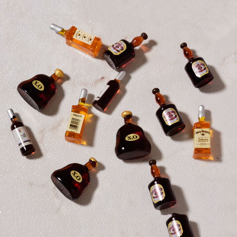 [Hàng mới về] Phụ Kiện Trang Trí Móng Tay Nghệ Thuật Hình Chai Rượu Vang Độc Đáo Thời Trang DIY