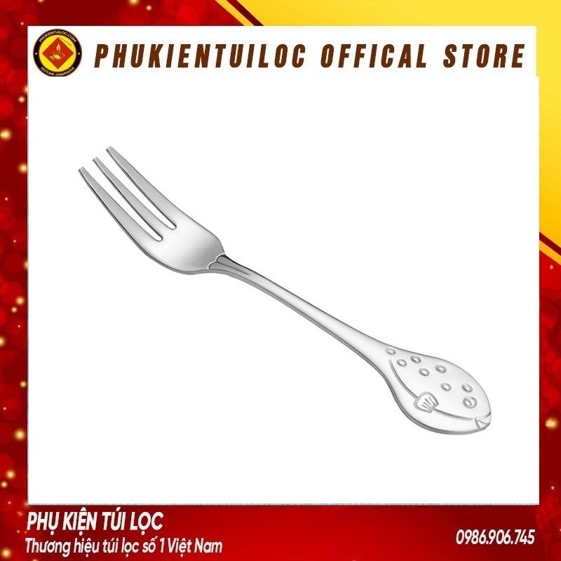 Thìa, dĩa sáng tạo cá heo 304 dành cho trẻ em, kute, dễ thương- Phukientuiloc.com