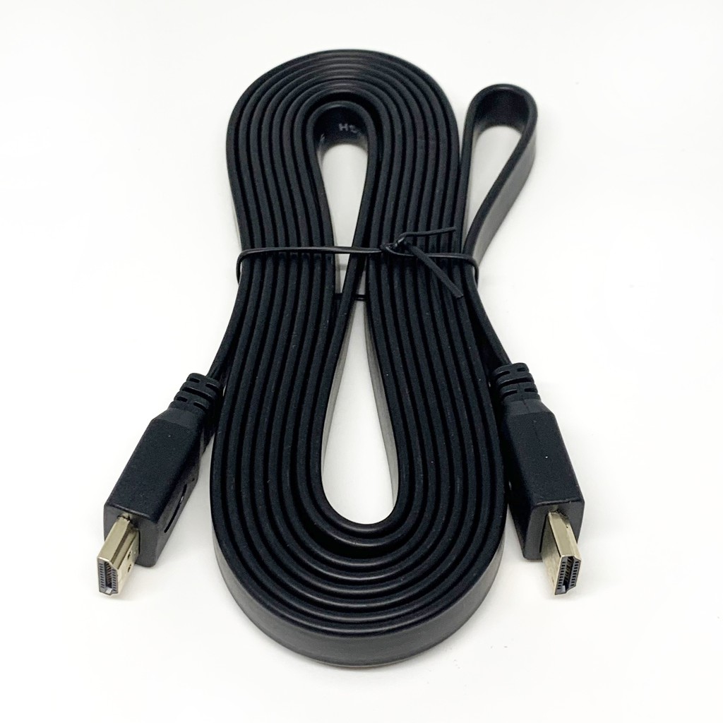 Dây Cáp Hdmi 3m Dẹt Đen ARIGATO Đảm Bảo Dẻo Dai Bền Bỉ. | BigBuy360 - bigbuy360.vn