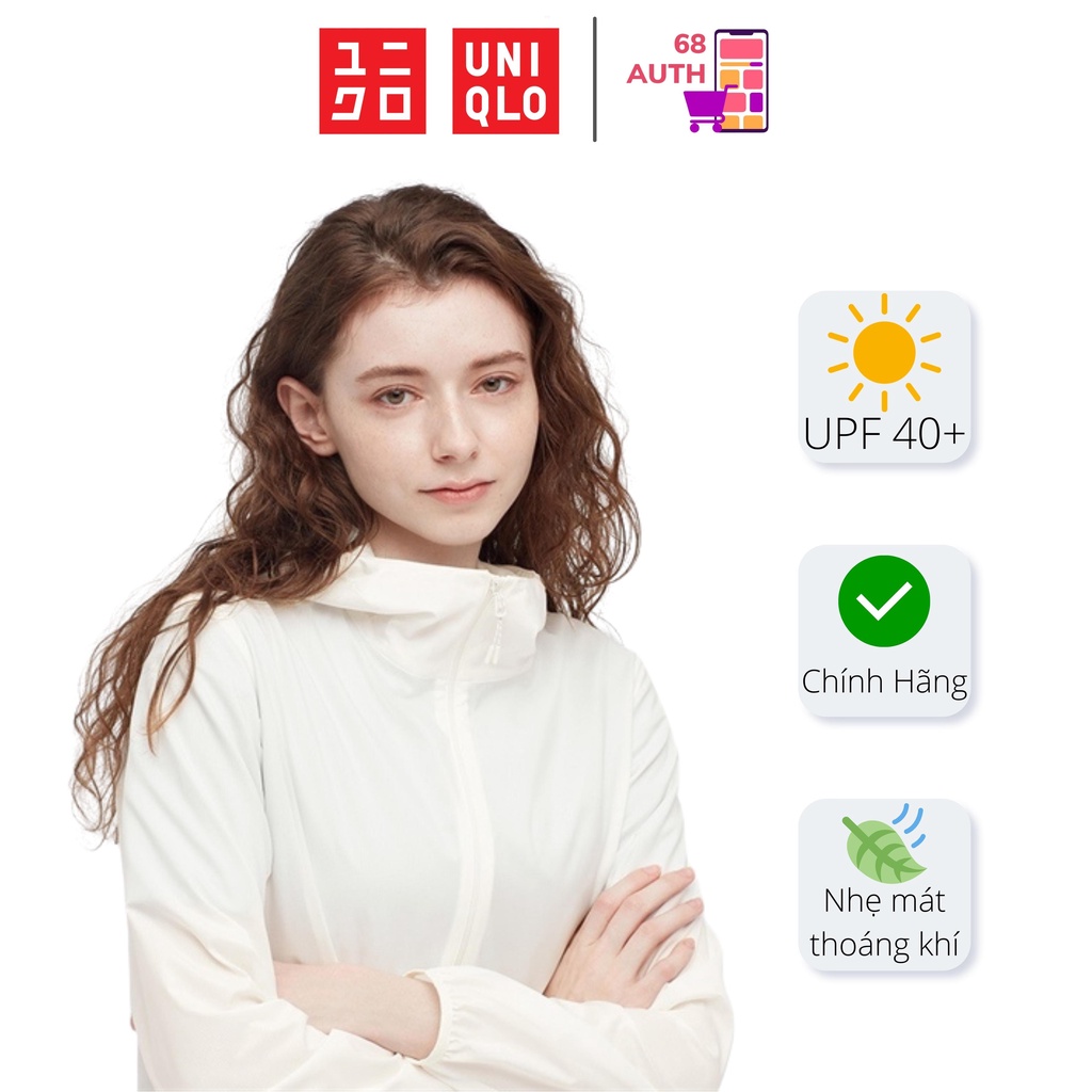 Áo khoác Uniqlo vải dù Nữ 68 Auth Official áo gió Uniqlo chống nắng chính hãng nhập khẩu từ US