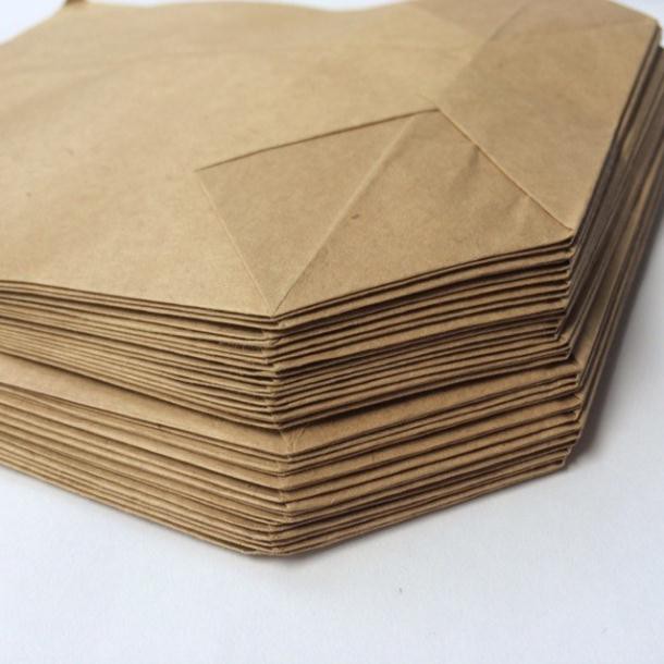100 túi giấy xi măng / túi giấy kraft / túi giấy trắng các size lớn