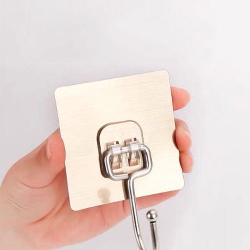 Móc treo đồ gắn tường thiết kế trong suốt siêu dính chất lượng cao