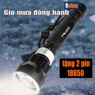 Đèn pin chip led lặn biển cao cấp