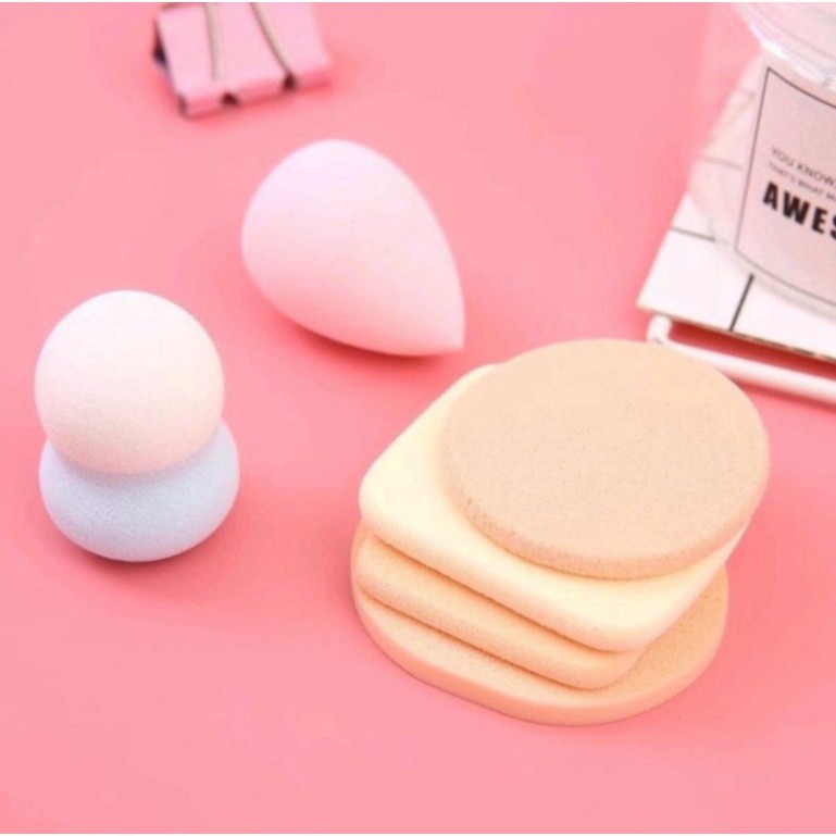 Bộ 6 mút trang điểm bọt biển Keli sponge makeup