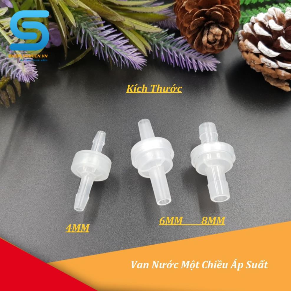 Van Nước 1 Chiều 8MM V1C-8T01 (Có Áp Suất)