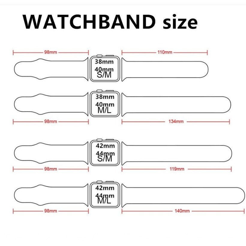 Dây Đeo Đồng Hồ Smart Watch Serise 7 6 5 4 3 2 1 SE 41mm 45mm 44mm 40mm Bằng Silicone 2 Trong 1