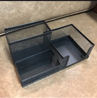 CẮM BÚT LƯỚI SẮT 3 NGĂN (10x20x10,5cm)