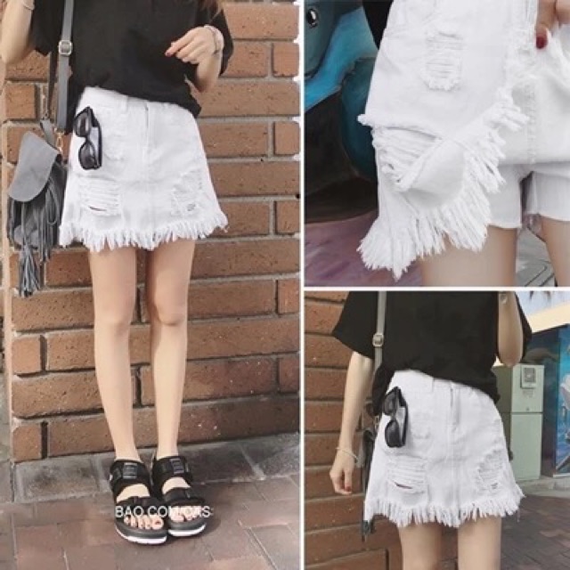 CHÂN VÁY BÒ GIẤU QUẦN DÁNG CHỮ A TRẺ TRUNG ĐỦ SIZE TỪ S ĐẾN XXL | BigBuy360 - bigbuy360.vn