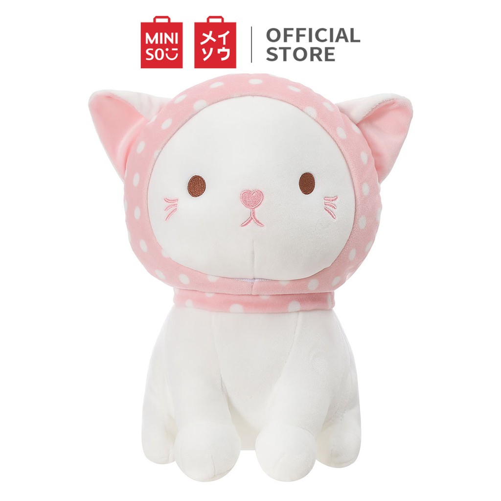 [Mã MINI11FFF giảm 5% đơn 150K] Đồ chơi Mèo nhồi bông MINISO Dễ thương Bowknot Kitten Quà tặng 10,6 inch