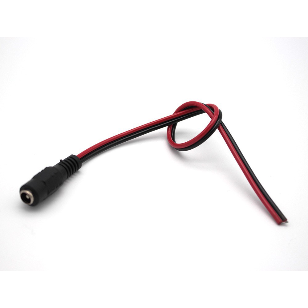 Bộ 10 dây cáp chuyển đổi âm dương 12V DC cho dây đèn LED &amp; CCTV Camera