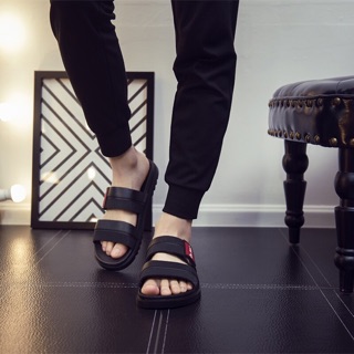 [SIÊU PHẨM] Dép Nam 2 Quai Ngang Cao Su Đúc 100% Siêu Bền Siêu Êm Chống Trượt Chống Thấm Size 40-44 - Lucky Girl shop