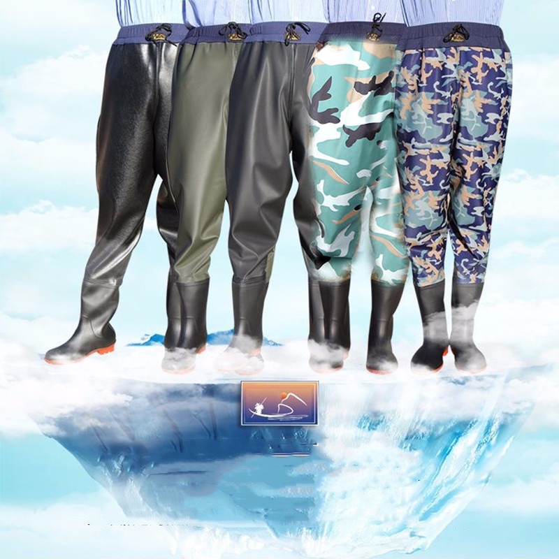 Quần Đi Mưa Dày Dặn Chống Thấm Nước Che Phủ Toàn Thân