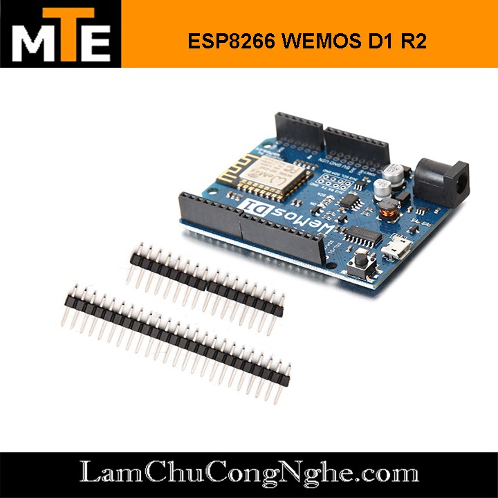 Mạch thu phát wifi ESP8266 WEMOS D1 R2 Kèm cáp