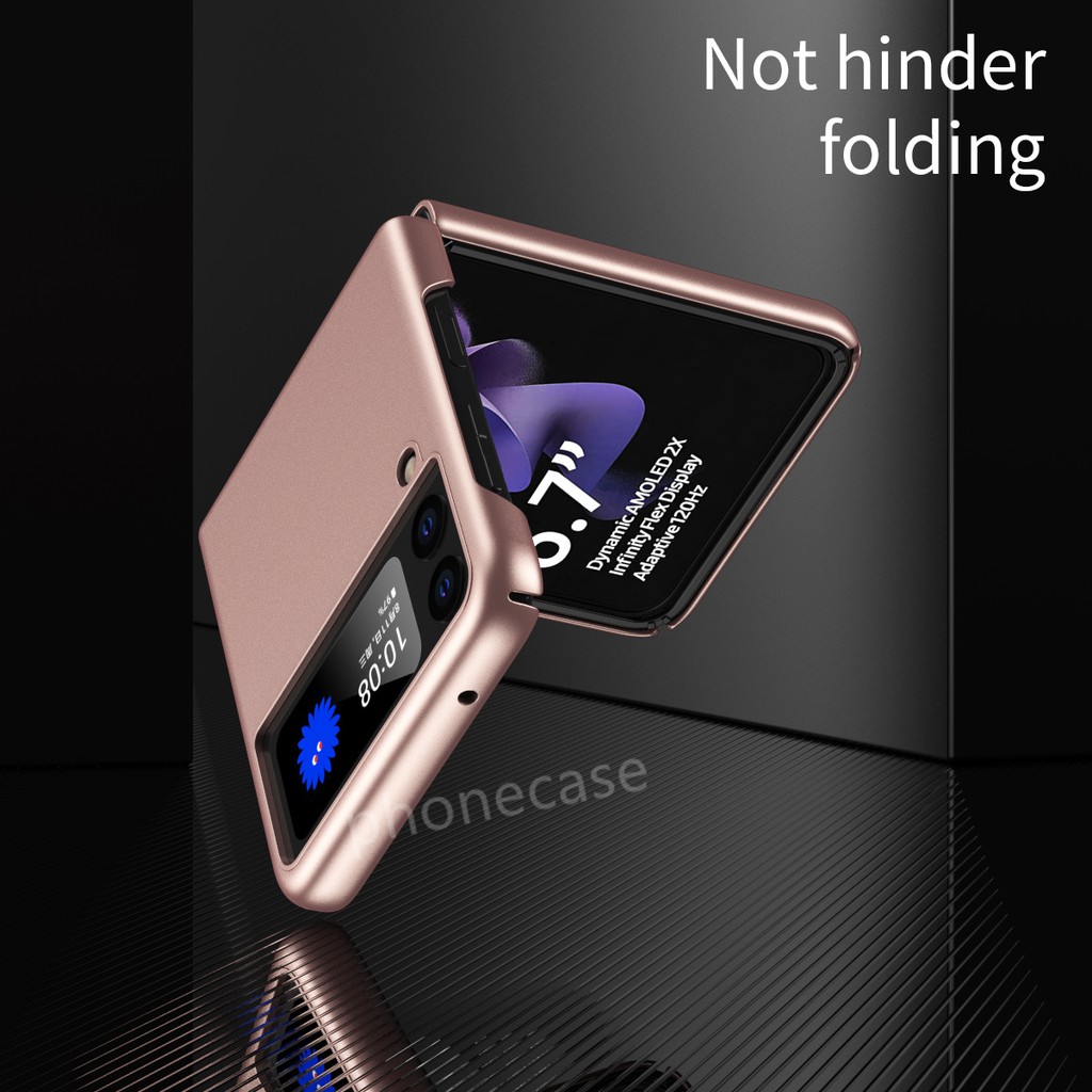 Bao Da Điện Thoại Cứng Siêu Mỏng Cho Samsung Galaxy Z Flip 4 3 Flip4 5G 2021 ZFlip3 2022 Galaxy Z Flip3