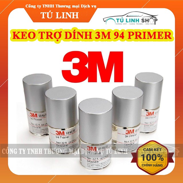 Keo trợ dính 3M 94 Primer tăng độ kết dính cho băng 2 mặt, hỗ trợ dán phụ kiện xe