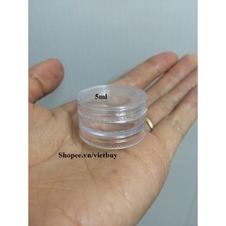 Hũ nhựa trong 5ml