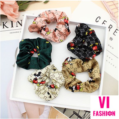 Dây buộc tóc, Cột tóc Scrunchies Chuột Mickey