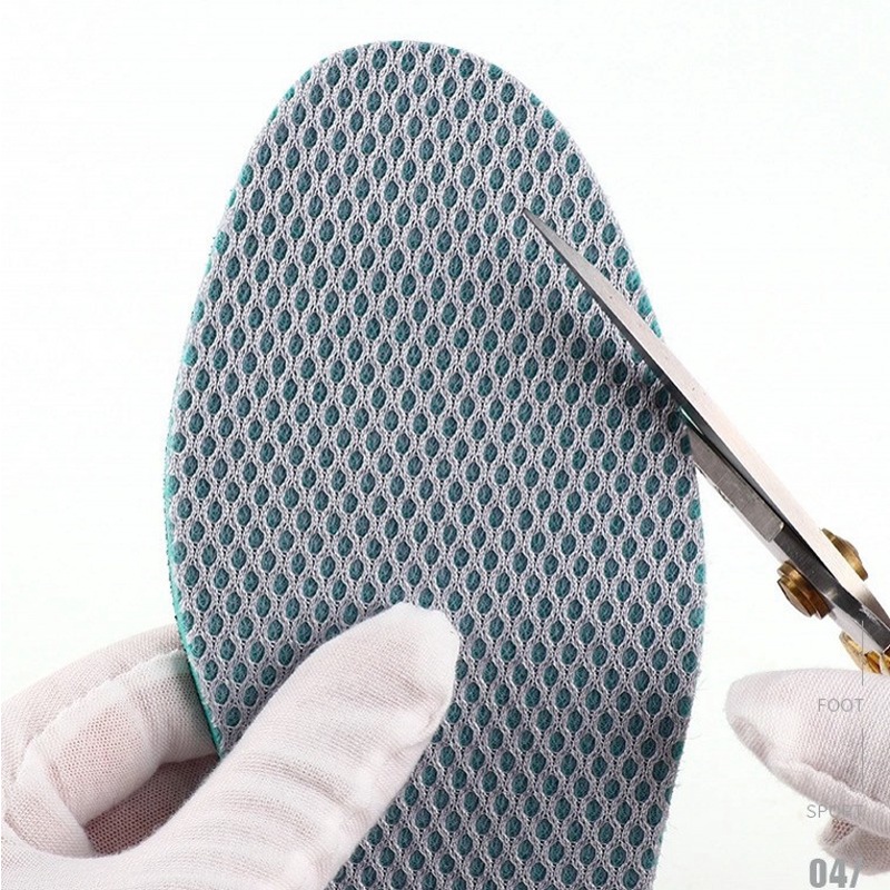 (Hàng Mới Về) Miếng Lót Giày Thể Thao 4d Mềm Mại Thấm Hút Mồ Hôi Thoáng Khí Khử Mùi Cho Nam Và Nữ