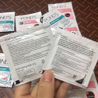 sữa rửa mặt pond's 1k/1goi