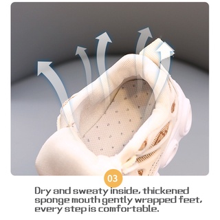 Giày Sneaker Đế Gắn Đèn Led Cho Bé