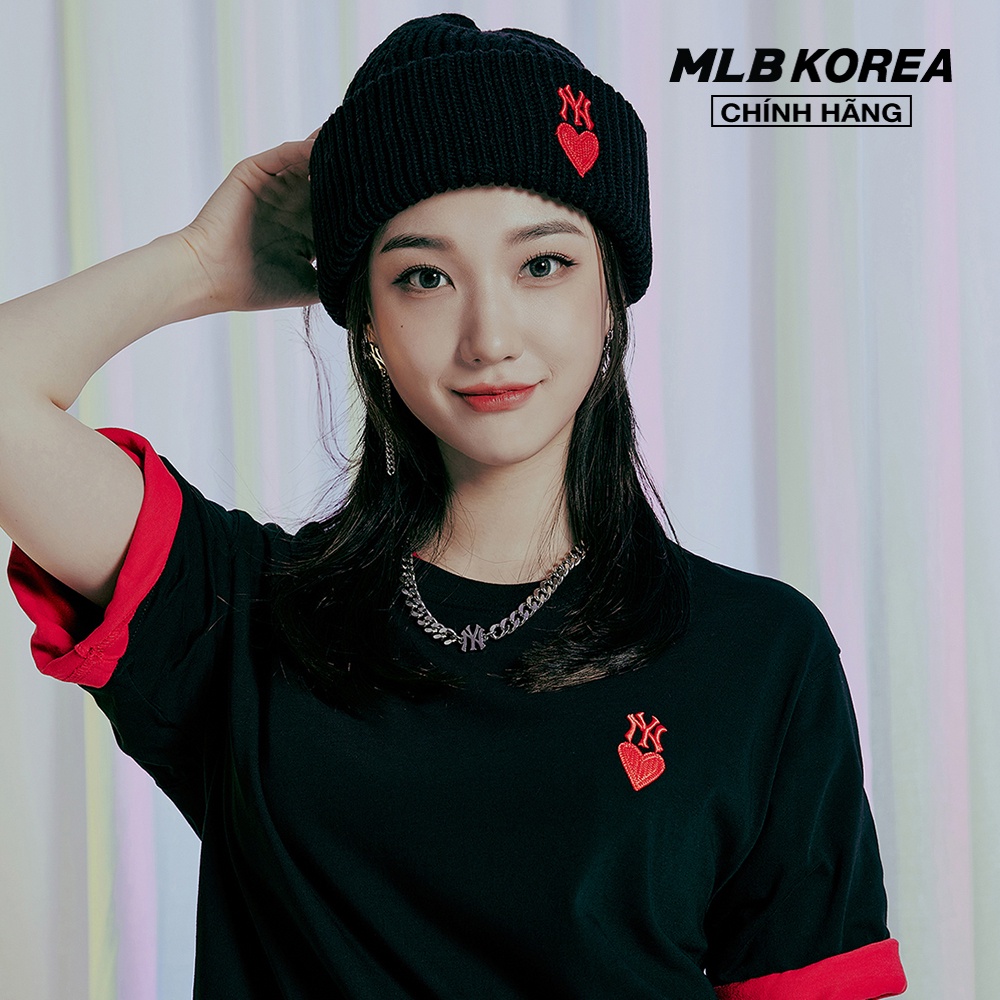 MLB - Nón len Heart Beanie 3ABNM0916-50BKS