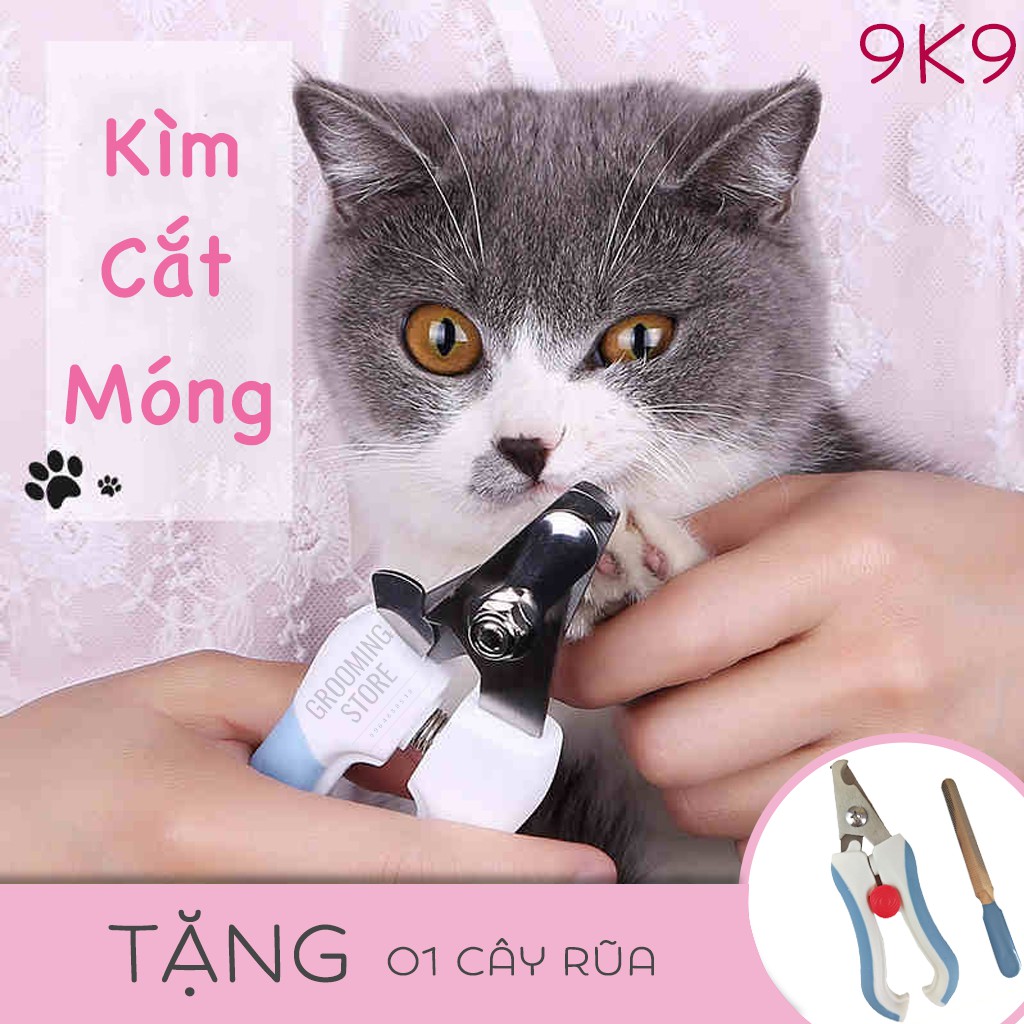 Kìm cắt móng chó mèo tặng kèm dũa móng (13.5*5.5cm) - Grooming Store