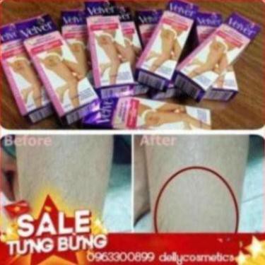 Kem tẩy lông velvet tẩy sạch lông trong 5 phút an toàn [Cam kết hàng chuẩn Nga] | BigBuy360 - bigbuy360.vn