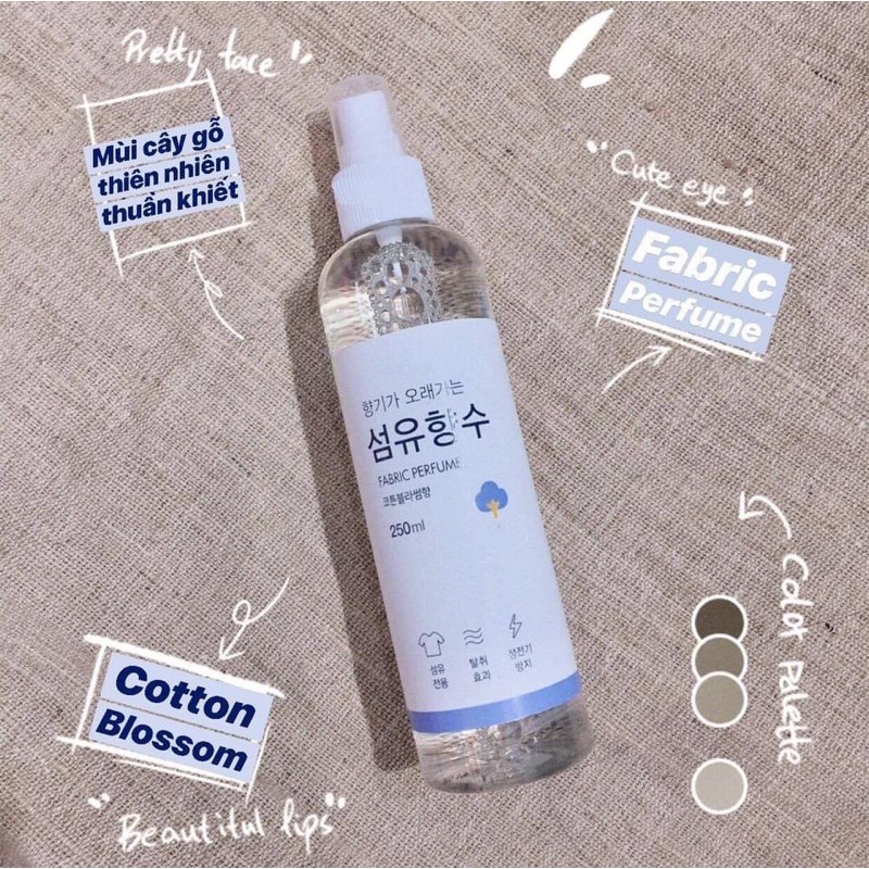 Xịt thơm quần áo HÀN QUỐC chai siêu to khổng lồ 250ml | BigBuy360 - bigbuy360.vn