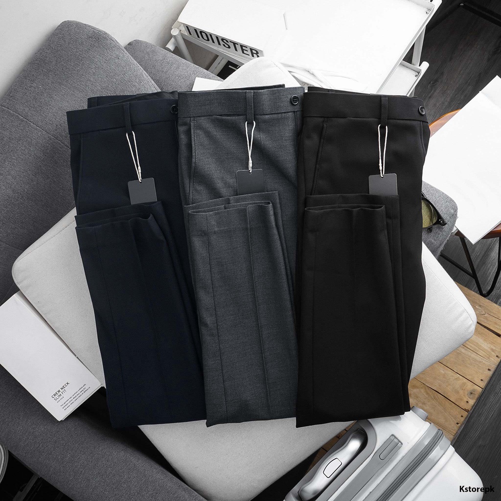 Quần tây nam RAFOZ công sở form slimfit dáng dài co giãn nhẹ KSTORE QTRF1