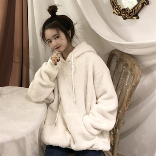 Áo hoodie lông Pastel