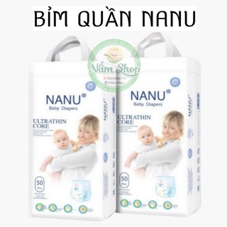 Bỉm quần Nanu cao cấp mềm mỏng 50 miếng size M/ L/ XL/ XXL