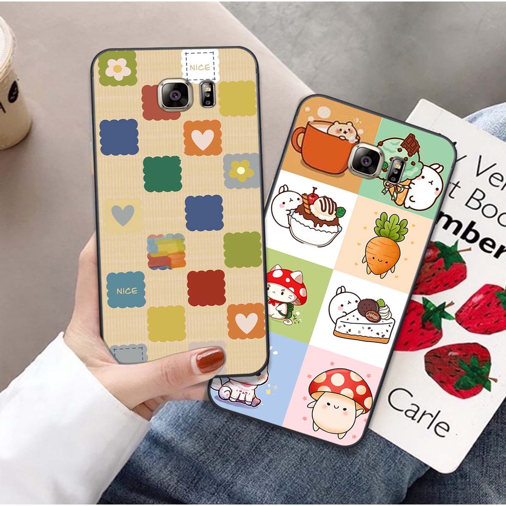 ốp điện thoại samsung note 5 / note 6 / note 7 in hình kẻ sọc cute dễ thương