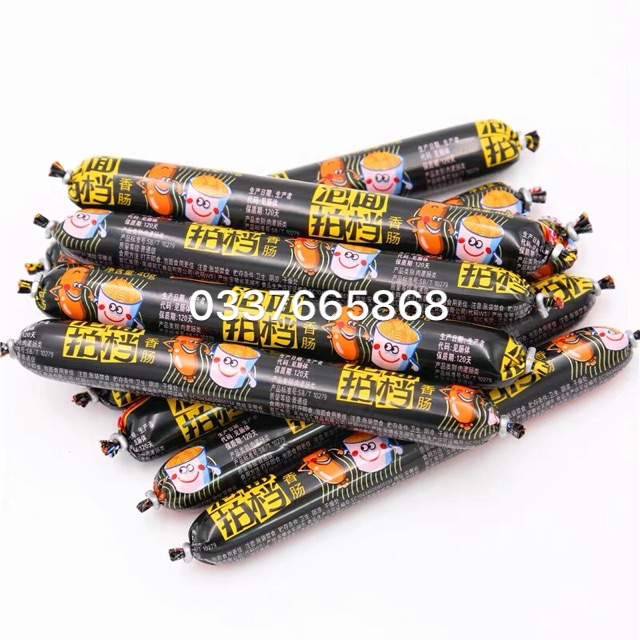 5 CHIẾC XÚC XÍCH NGÔ ĐEN THANH DÀI (1c/40gr)