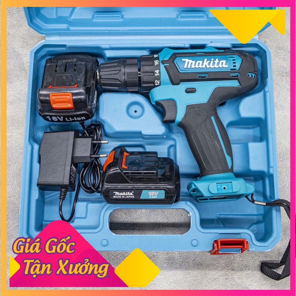 [ GIÁ HỦY DIỆT ]  Máy Khoan pin MAKITA 18V 100% lõi đồng