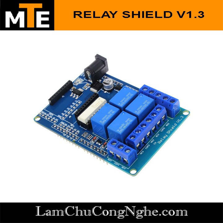 Module relay 4 kênh shield V1.0 mở rộng cho Arduino UNO