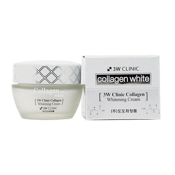 Kem Dưỡng Trắng Da Tinh Chất Collagen 3W Clinic Collagen Whitening Cream